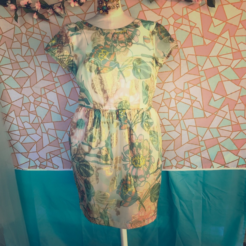 H&M conscious collection vintage inspired dress.